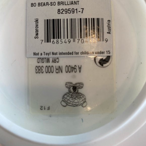 ⚡️SALE⚡️❤️SWAROVSKI BO BEAR❤️ - Picture 8 of 9